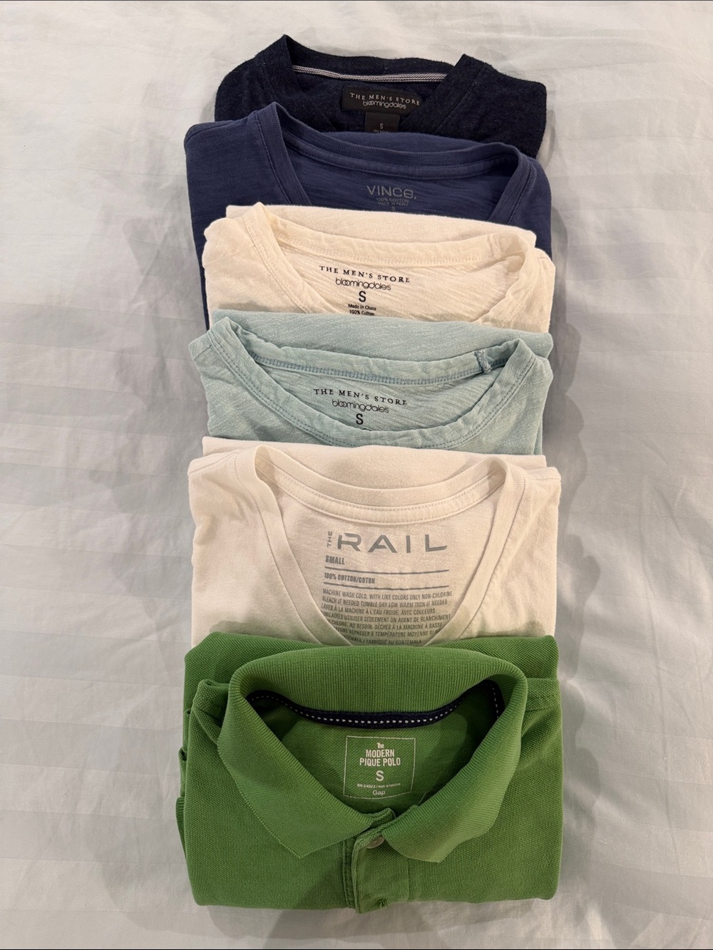 Stack of Men's Tees & Polo